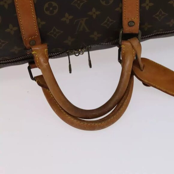 LOUIS VUITTON Monogram Keepall 60 Boston Bag M41422 LV Auth 105538 - Picture 8 of 16